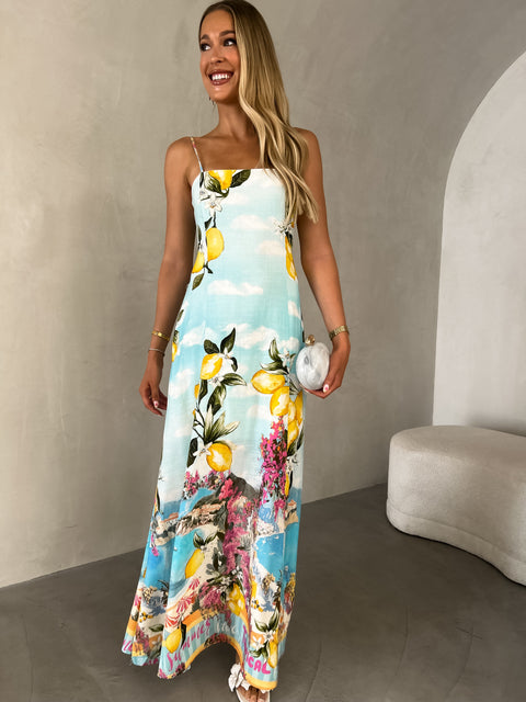 LIMONCELLO Pocketed Maxi Dress