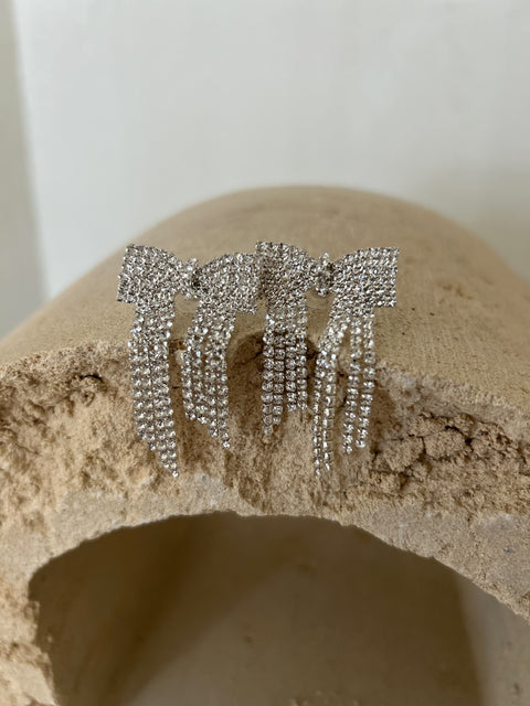 TARA Pave Rhinestone Earrings